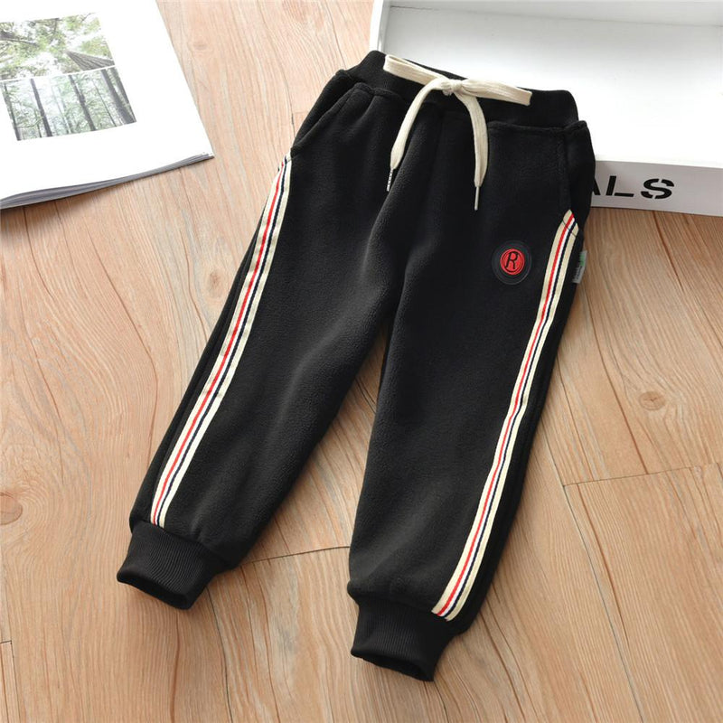 Boys Casual Solid Color Striped Pants Wholesale Boys Clothing - PrettyKid