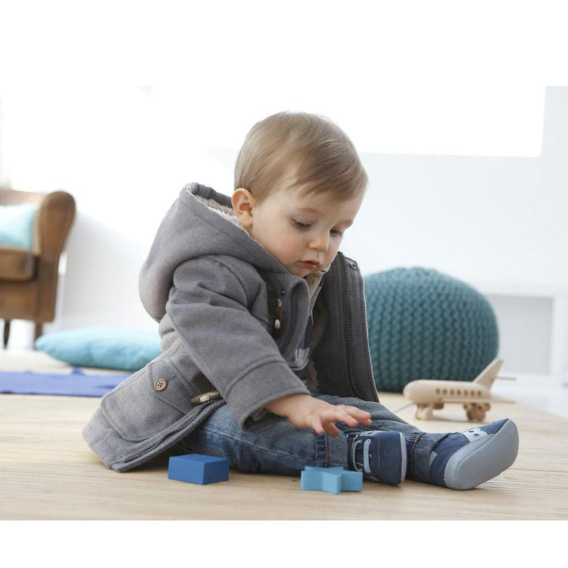 Boys Claw Button Hooded Jacket Boy Boutique Clothing Wholesale - PrettyKid