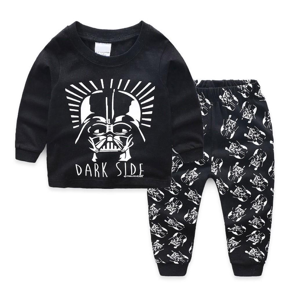 Boys Dark Side Pattern Long Sleeves Top & Pants Wholesale Boys Clothes - PrettyKid