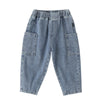 Boys Elastic Band Solid Pant Wholesale Boys Jeans - PrettyKid