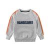 Boys Handsome Printed Round Neck Long Sleeves Top Wholesale Boys Clothing Suppliers - PrettyKid