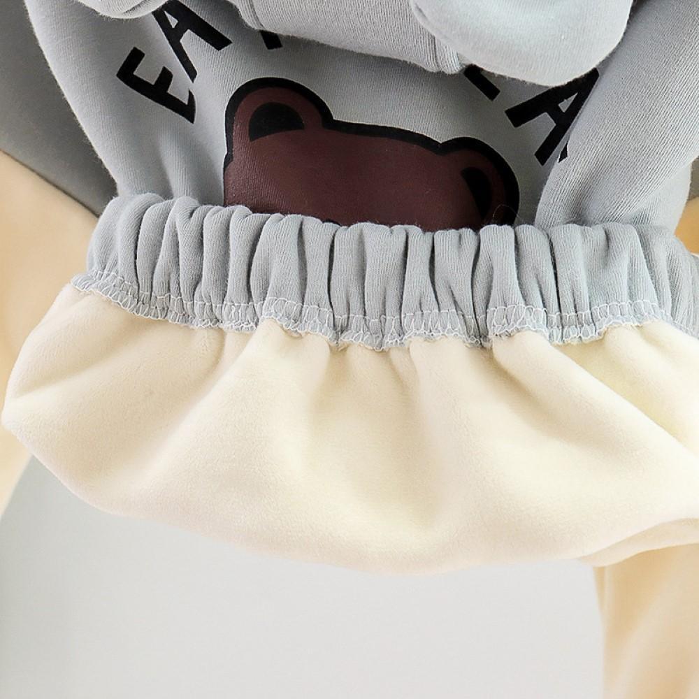 Baby Boys Hooded Cartoon little Bear Boys Casual Suits - PrettyKid