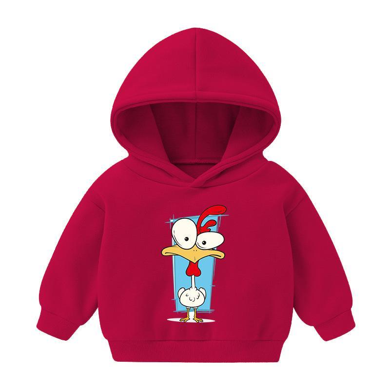 Boys Hooded Turkey Cartoon Printed Top Wholesale Boys Boutique Clothing - PrettyKid
