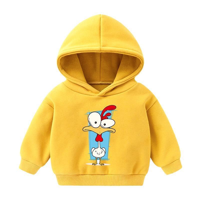Boys Hooded Turkey Cartoon Printed Top Wholesale Boys Boutique Clothing - PrettyKid