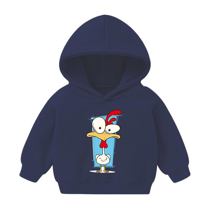 Boys Hooded Turkey Cartoon Printed Top Wholesale Boys Boutique Clothing - PrettyKid