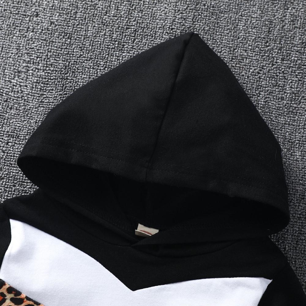 Boys Leopard Hooded Top & Pants Boys Wholesale Clothing - PrettyKid