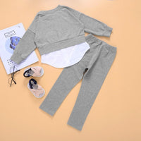 Boys Letter Long Sleeve Top & Pants Wholesale Boys Clothes - PrettyKid