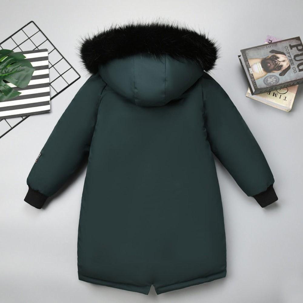 Boys Letter Pattern Hooded Down Jacket Wholesale Boys Boutique Clothing - PrettyKid