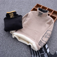 Boys Letter Printed High Neck Top Wholesale Boy Boutique Clothing - PrettyKid