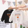 Boys Letter Printed Long Sleeve Top Wholesale Boys Clothing Suppliers - PrettyKid