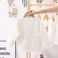 Boys Letter Printed Long Sleeve Top Wholesale Boys Clothing Suppliers - PrettyKid