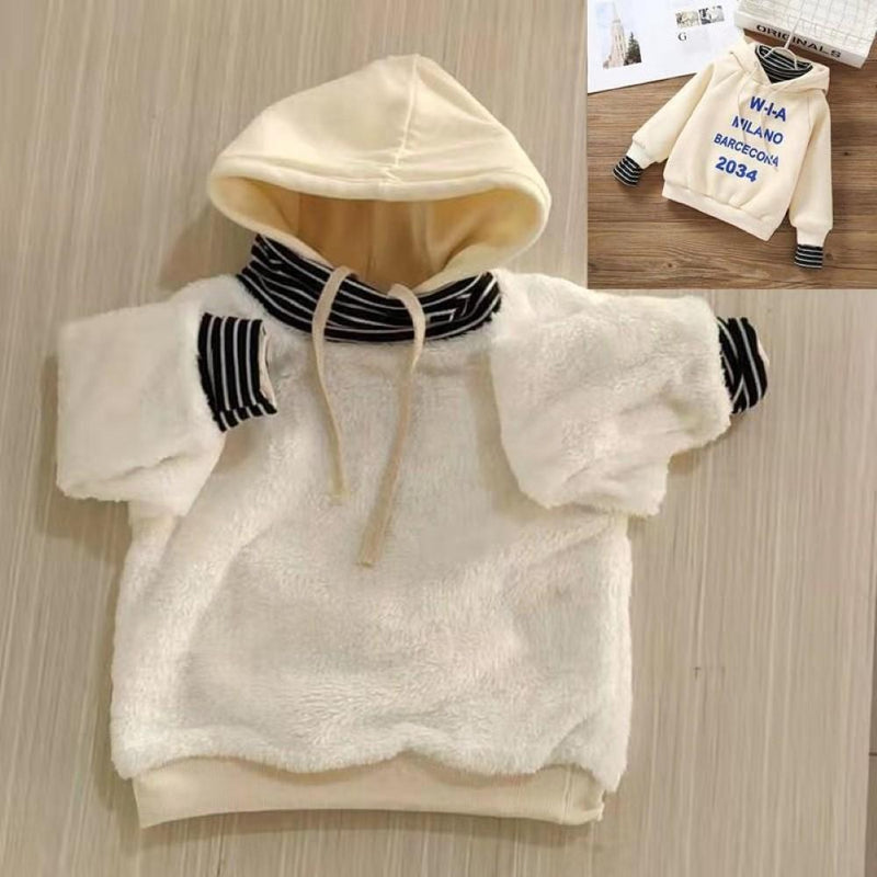Boys Letter Printed Stripe High Neck Top Wholesale Boys Clothing Suppliers - PrettyKid