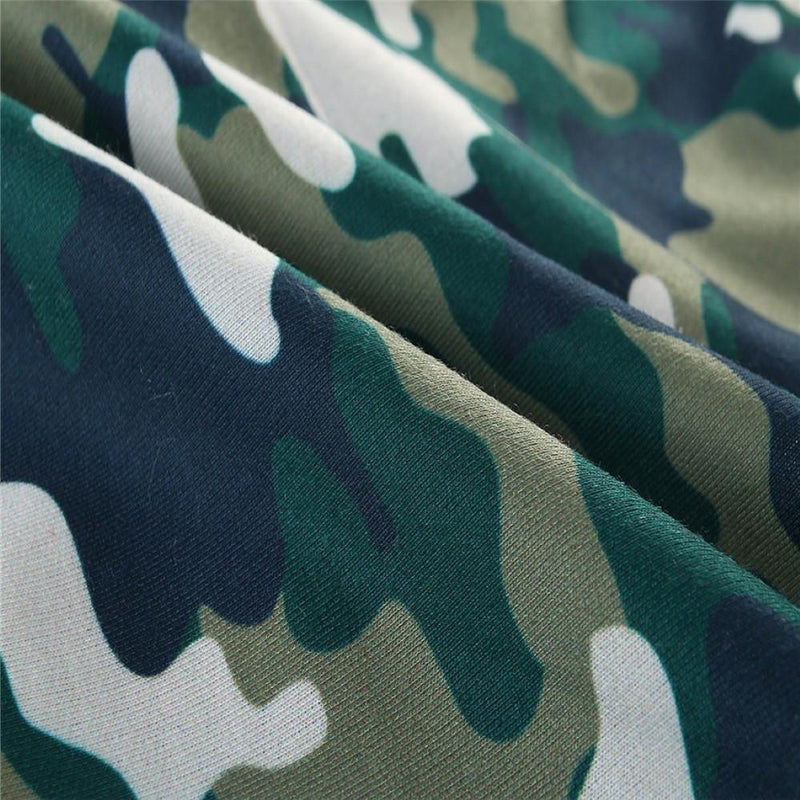 Boys Love Camouflage Pattern Top & Net Pants Boys Wholesale - PrettyKid