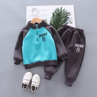 Boys Number Eight Jabibr Letter Parinted Top & Suits Wholesale Boys Boutique Clothing - PrettyKid