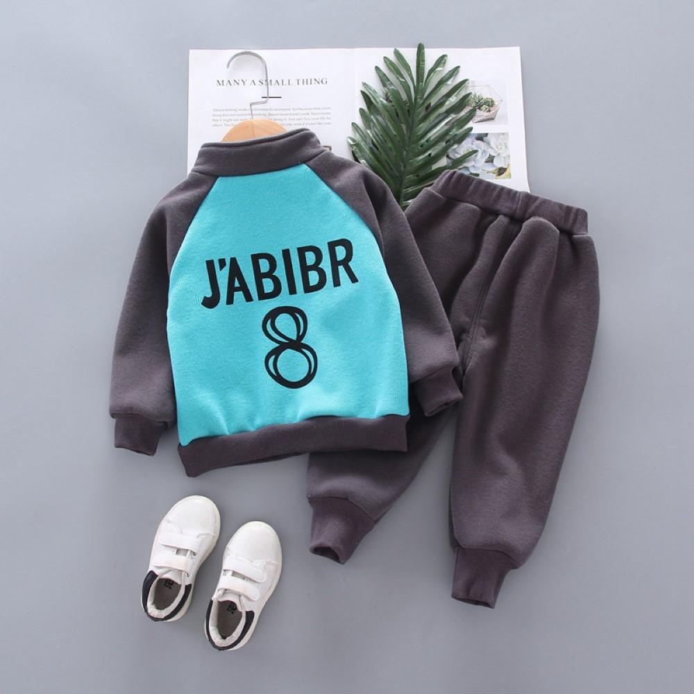 Boys Number Eight Jabibr Letter Parinted Top & Suits Wholesale Boys Boutique Clothing - PrettyKid