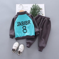 Boys Number Eight Jabibr Letter Parinted Top & Suits Wholesale Boys Boutique Clothing - PrettyKid