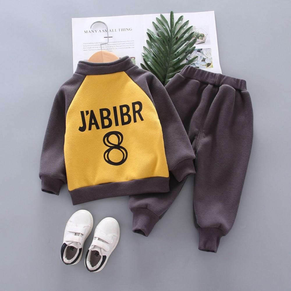 Boys Number Eight Jabibr Letter Parinted Top & Suits Wholesale Boys Boutique Clothing - PrettyKid