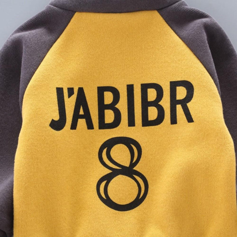 Boys Number Eight Jabibr Letter Parinted Top & Suits Wholesale Boys Boutique Clothing - PrettyKid