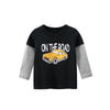 Boys On The Road Car Pattern Splicing Color Long Sleeves Shirt Boy Clothes Wholesale - PrettyKid