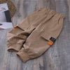 Boys Pocket Solid Pants Little Boys Wholesale Clothin - PrettyKid