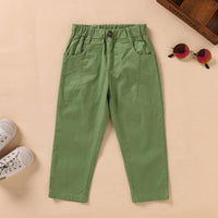 Boys Pocket Spomekids Letter Pattern Green Causal Pants Wholesale Boy Boutique Clothing - PrettyKid