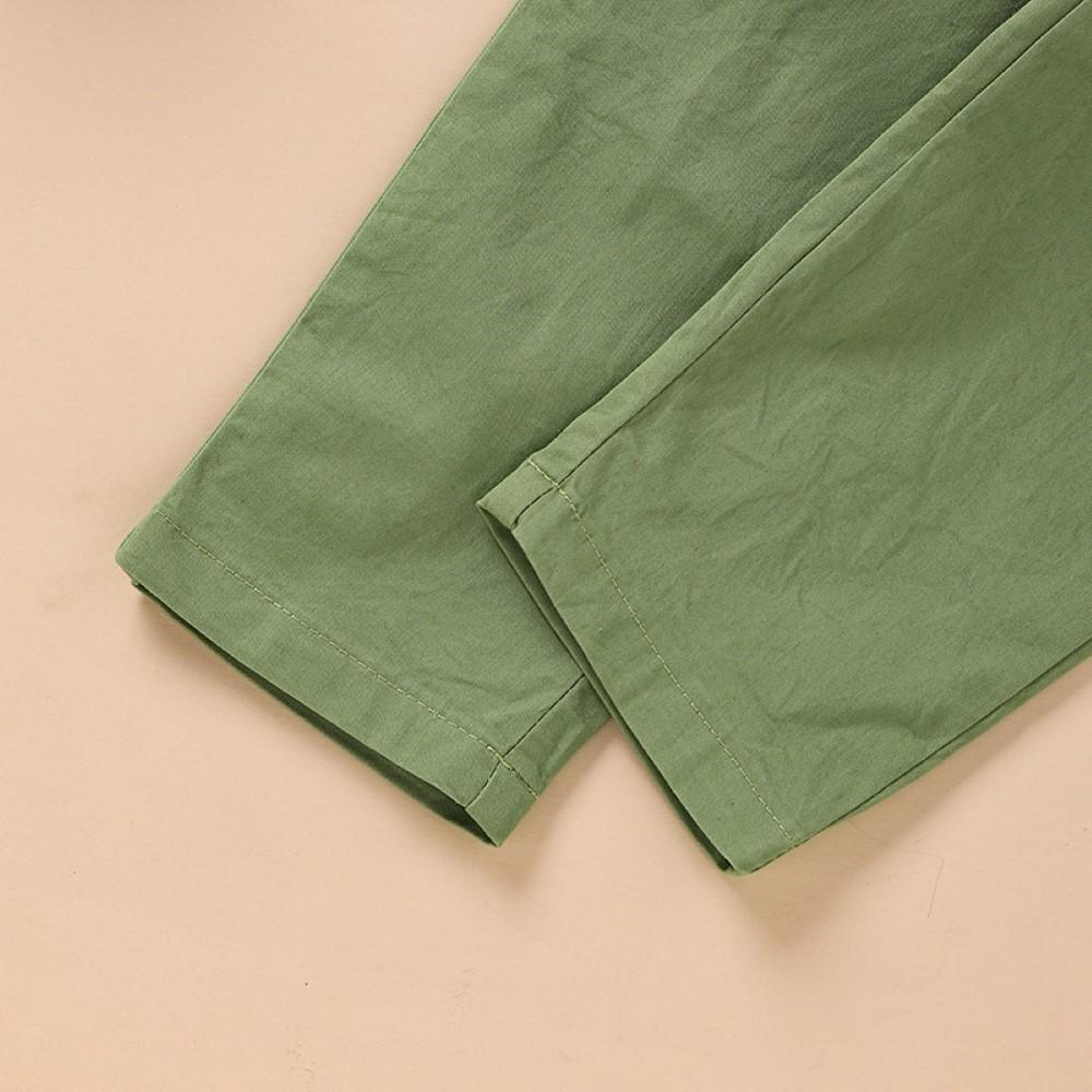 Boys Pocket Spomekids Letter Pattern Green Causal Pants Wholesale Boy Boutique Clothing - PrettyKid