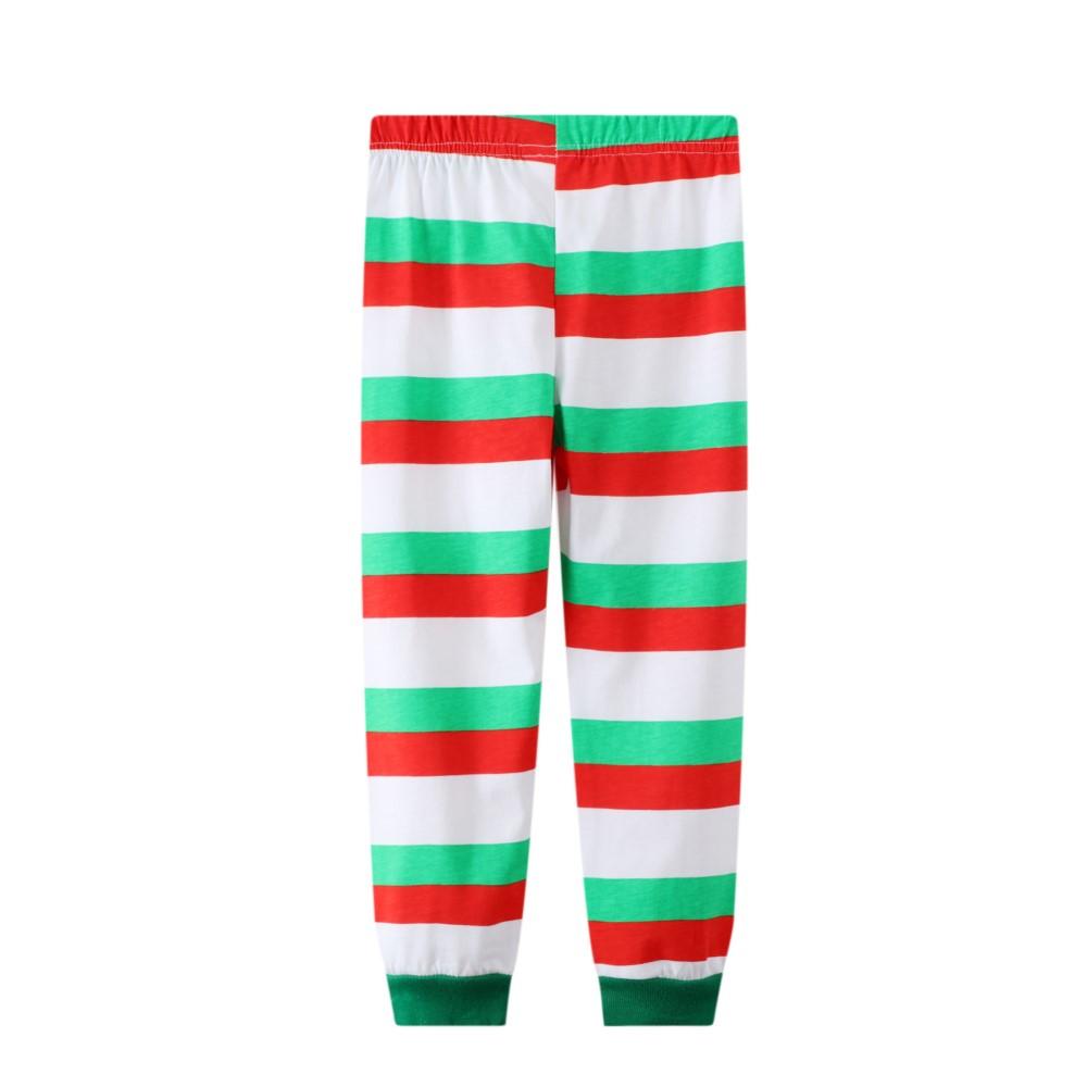 Boys Snowflake Elk Merry Christma Pattern Top & Stripe Pants Boys Casual Suits - PrettyKid