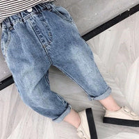 Boys Solid Causal Pants Wholesale Boys Jeans - PrettyKid