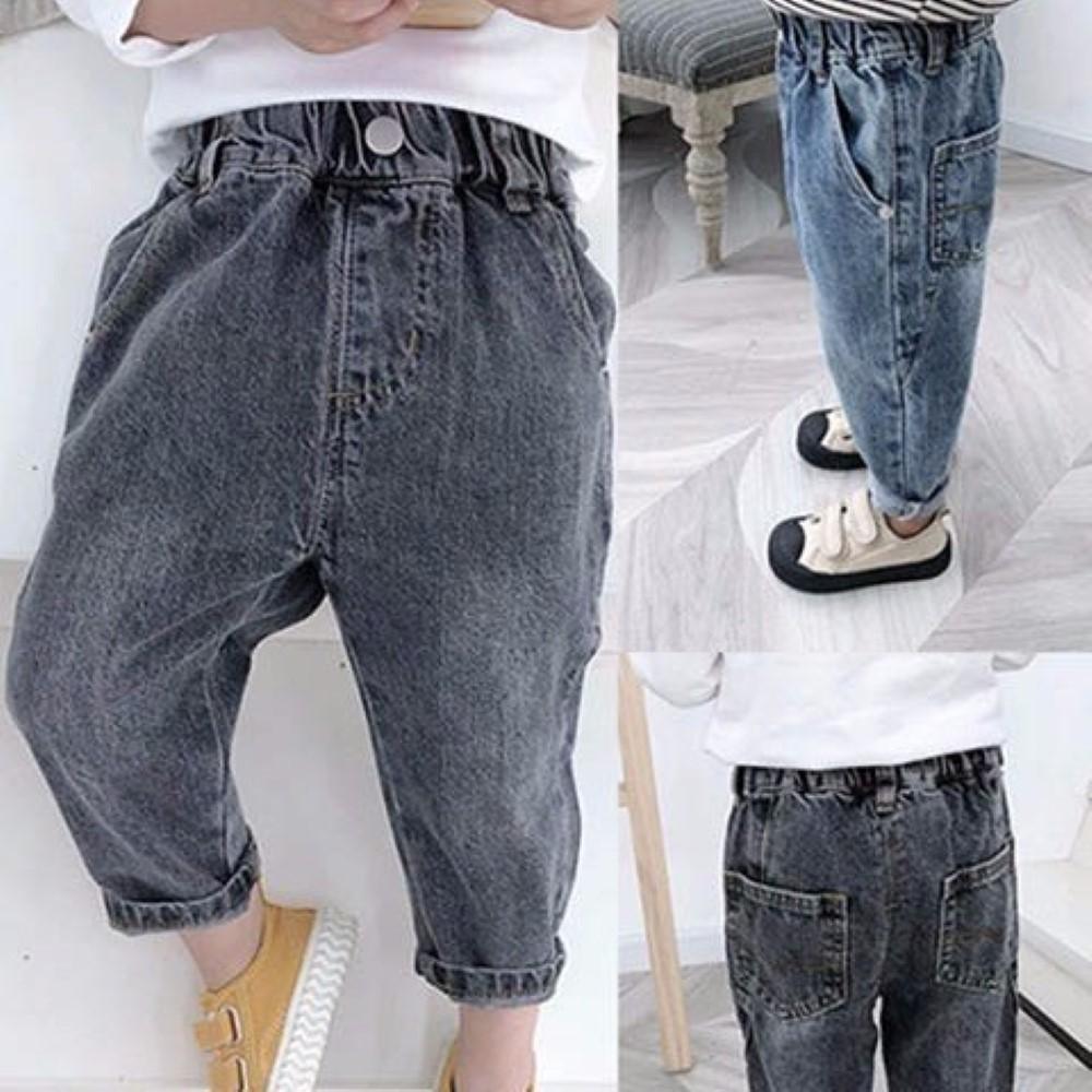 Boys Solid Causal Pants Wholesale Boys Jeans - PrettyKid