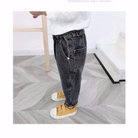 Boys Solid Causal Pants Wholesale Boys Jeans - PrettyKid