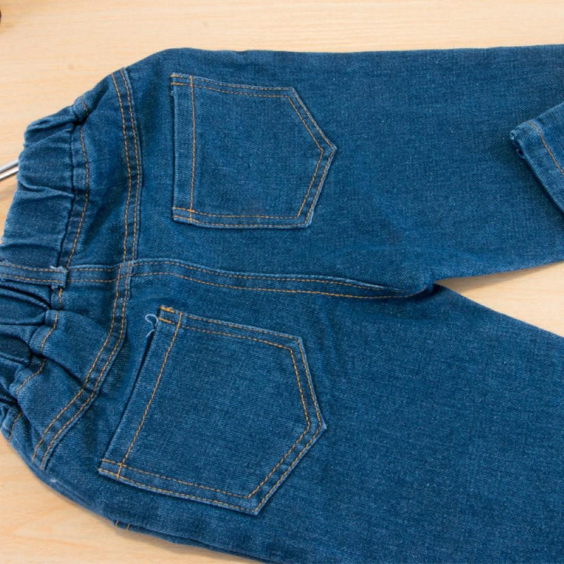 Boys Solid Color Casual Jeans Boys Clothes Wholesale - PrettyKid