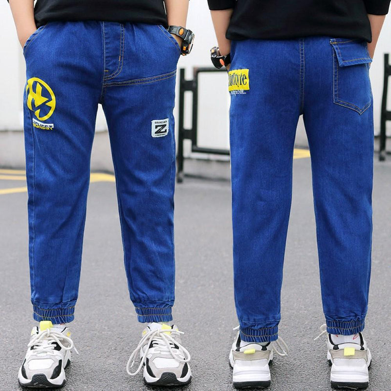 Toddler Boys Solid Color Narrow Jeans Boy Clothes Wholesale - PrettyKid