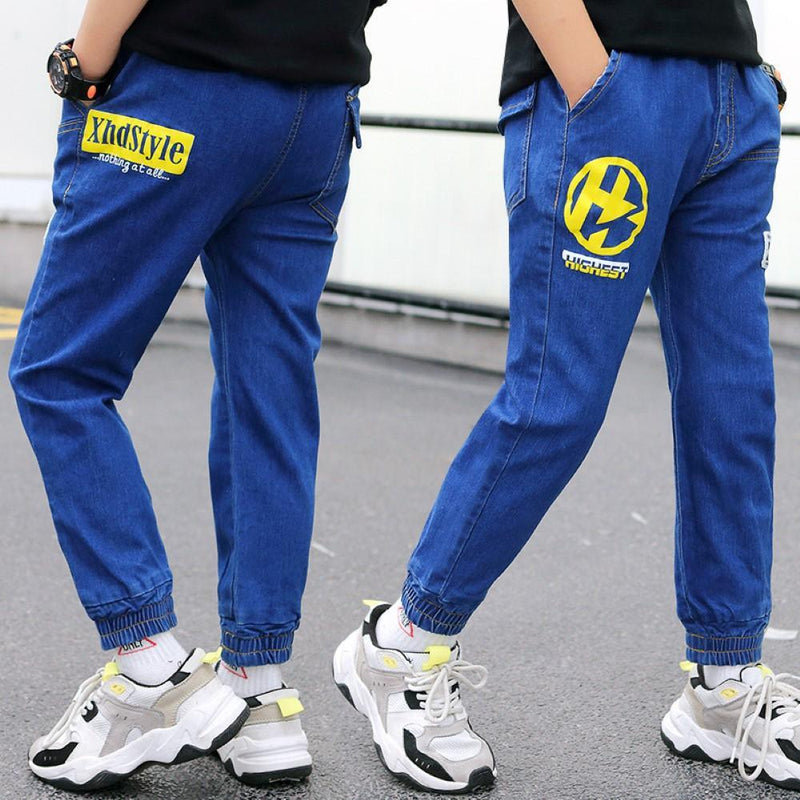 Toddler Boys Solid Color Narrow Jeans Boy Clothes Wholesale - PrettyKid