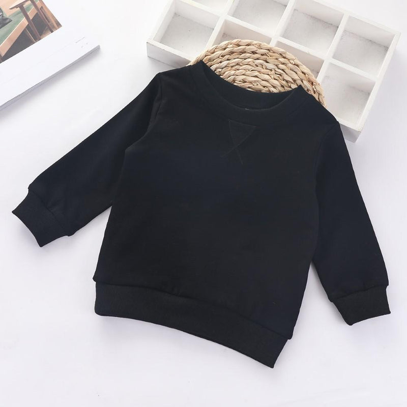 Boys Letter Printed Long Sleeves Top Boy Boutique Clothing Wholesale - PrettyKid