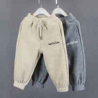 Boys Solid Pocket Elastic Waist Pants Boys Wholesale - PrettyKid