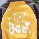 Boys Star Bear Pattern Long Sleeves Top & Pants Boy Boutique Clothing Wholesale - PrettyKid
