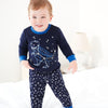 Boys Star Dinosaur Pattern Long Sleeves Pajamas Suits Wholesale Boys Suits - PrettyKid