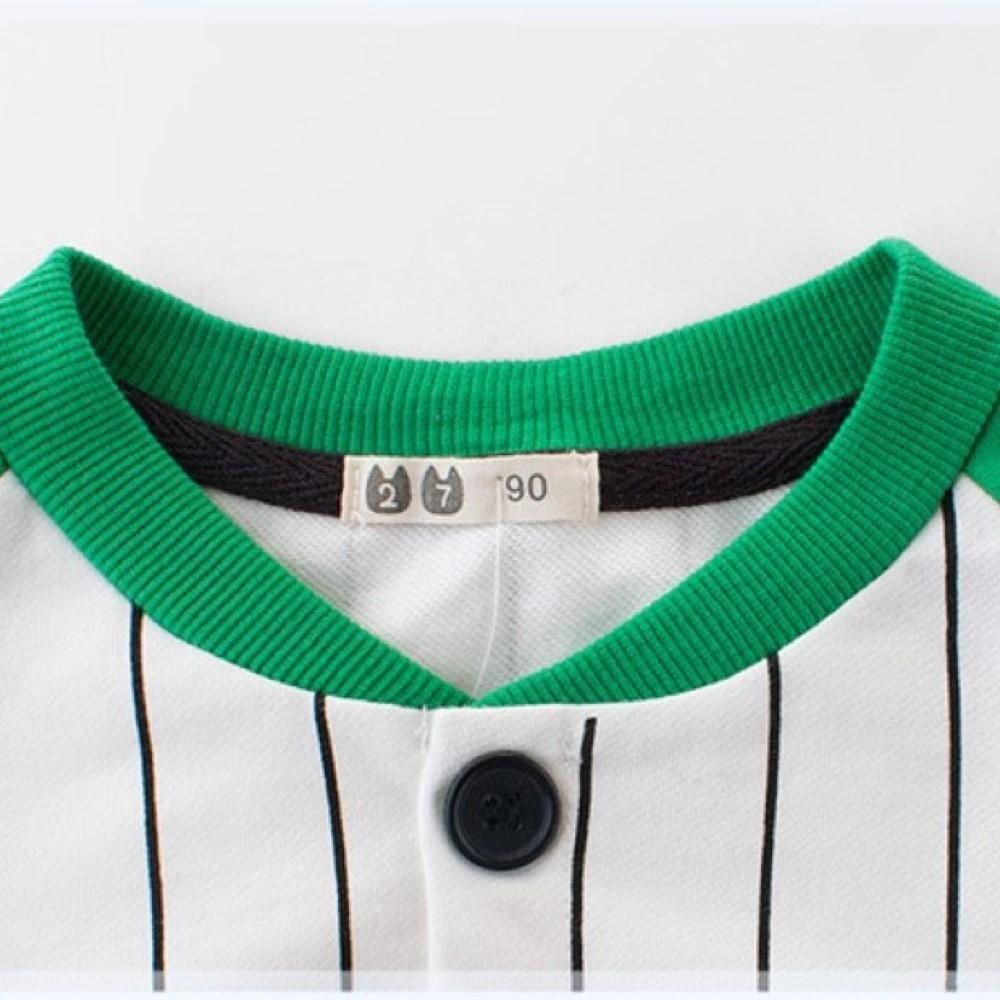 Boys Stripe Pattern Baseball Jacket Boys Boutique Clothing Wholesale - PrettyKid