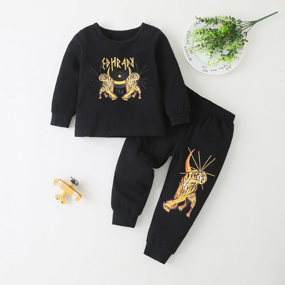 Boys Tiger Patron Saint & Star Printed Suits Wholesale Boys Clothing Suppliers - PrettyKid