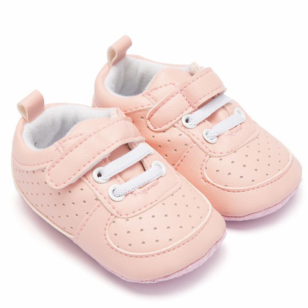 Baby Unisex Breathable Magic Tape Hollow Out Sneakers - PrettyKid