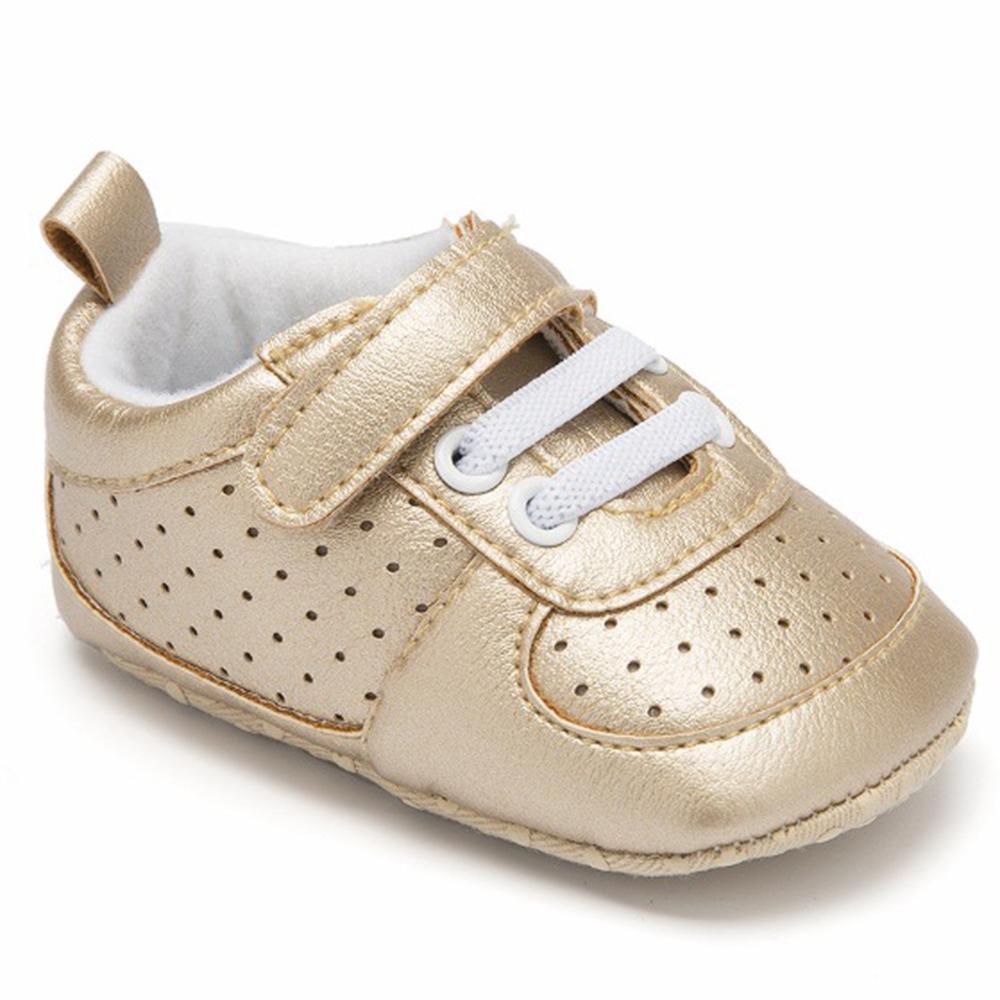 Baby Unisex Breathable Magic Tape Hollow Out Sneakers - PrettyKid