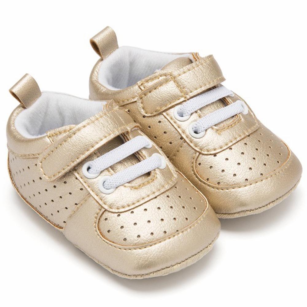 Baby Unisex Breathable Magic Tape Hollow Out Sneakers - PrettyKid