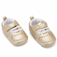 Baby Unisex Breathable Magic Tape Hollow Out Sneakers - PrettyKid