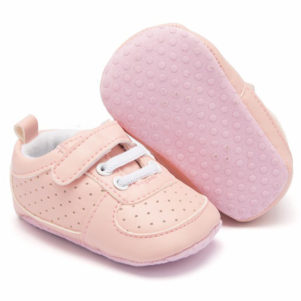 Baby Unisex Breathable Magic Tape Hollow Out Sneakers - PrettyKid