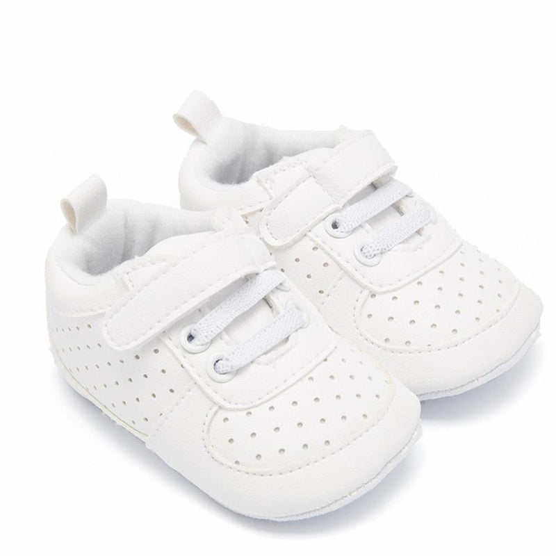 Baby Unisex Breathable Magic Tape Hollow Out Sneakers - PrettyKid
