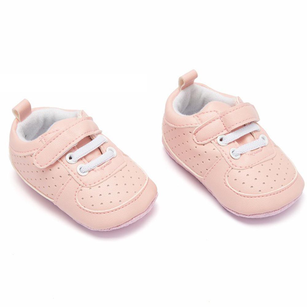 Baby Unisex Breathable Magic Tape Hollow Out Sneakers - PrettyKid