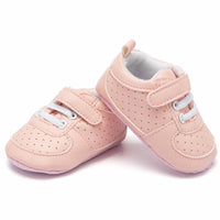 Baby Unisex Breathable Magic Tape Hollow Out Sneakers - PrettyKid