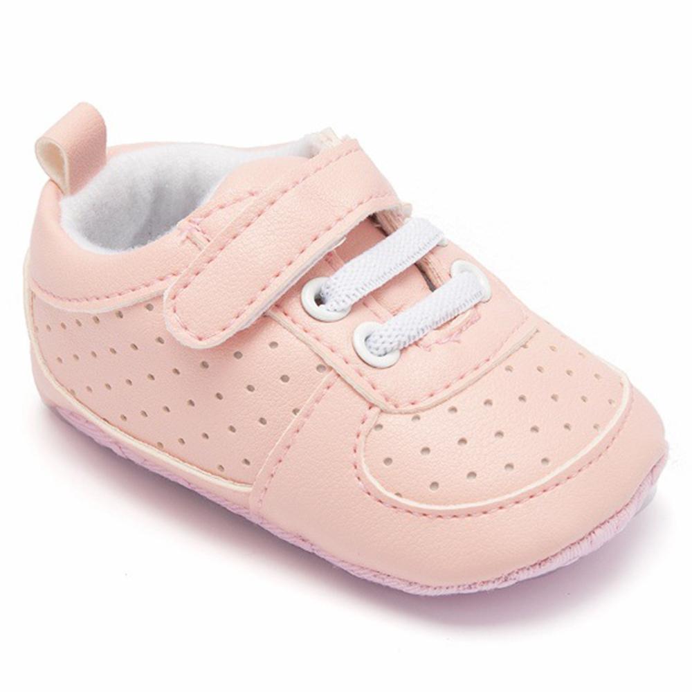 Baby Unisex Breathable Magic Tape Hollow Out Sneakers - PrettyKid