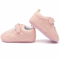 Baby Unisex Breathable Magic Tape Hollow Out Sneakers - PrettyKid