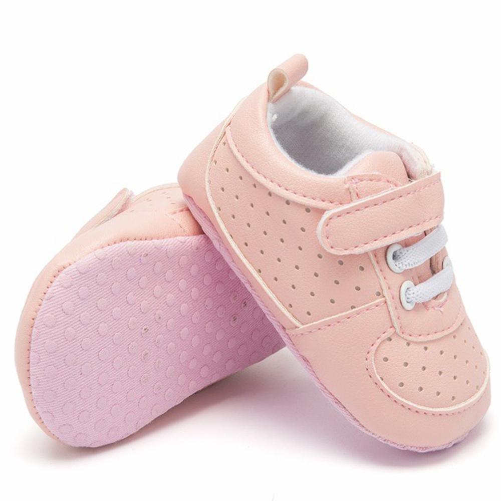 Baby Unisex Breathable Magic Tape Hollow Out Sneakers - PrettyKid